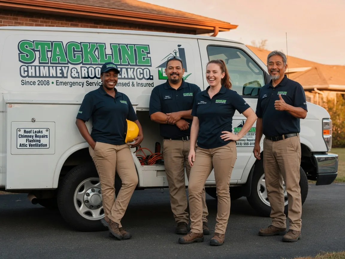 Chimney flashing repair company in Goodells, MI